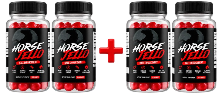 4 jars Horse Jello